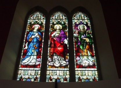 Stained Glass Window over Kilnamona Altar